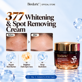BIODURIC 377 Whitening & Spot Removing Cream | Dark Spot Care & Skin Brightening | 50G