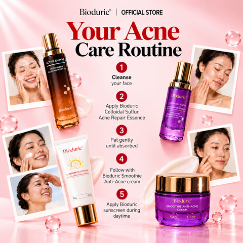 BIODURIC Colloidal Sulfur Acne Repair Essence | Acne Care & Pore Clarifying | 30G