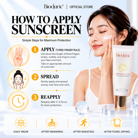 BIODURIC Sunscreen Lotion - SPF50 PA+++ UV Protection | Hydrating Care | 40G